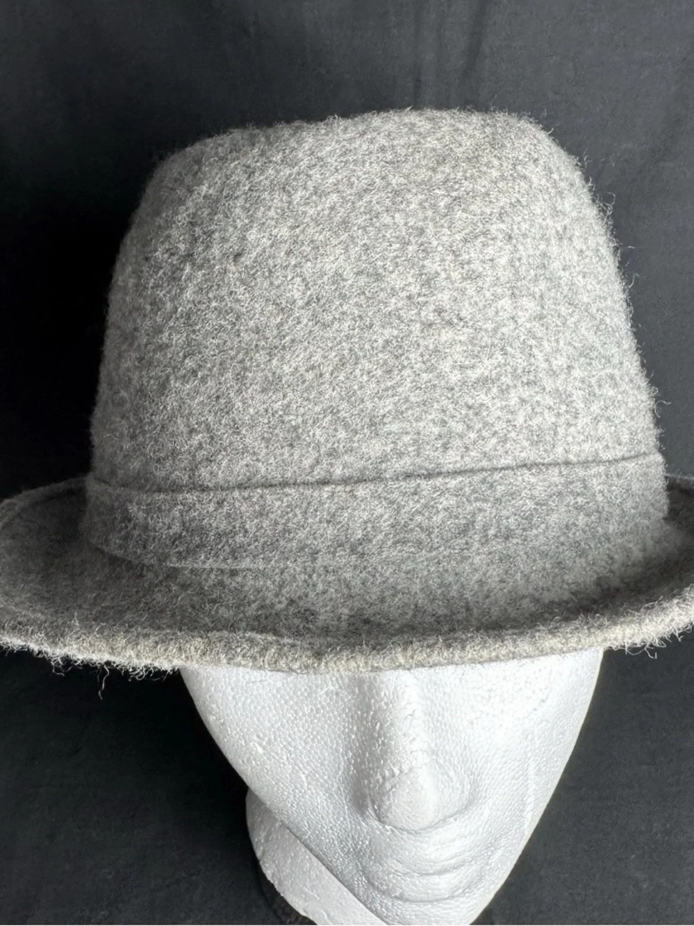 Pendleton Gray Heather Virgin Wool Tyrolean Highlander Fedora Hat